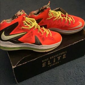 Nike LeBron X Elite Total Crimson